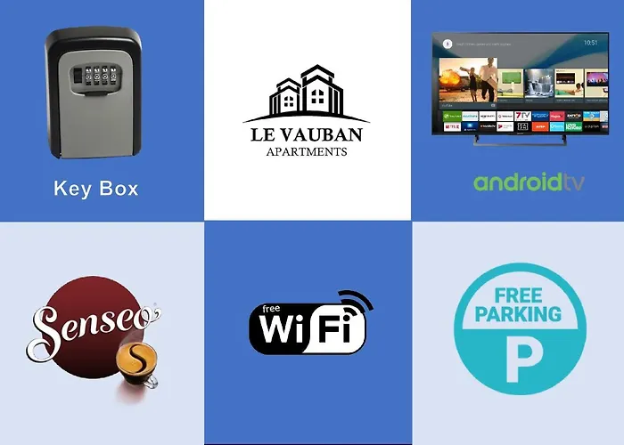 דירה Le Vauban - 2 Chambres, Salon, Cuisine Equipee, Parking Et Wifi Gratuit מולהאוס